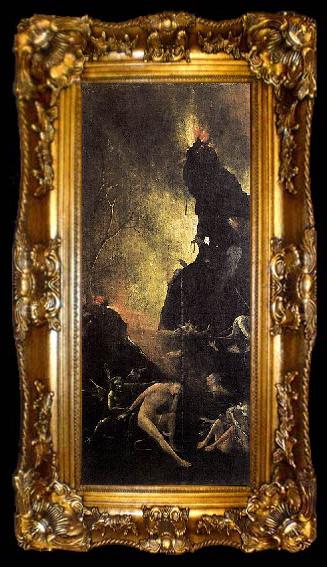 framed  Hieronymus Bosch Hell, ta009-2